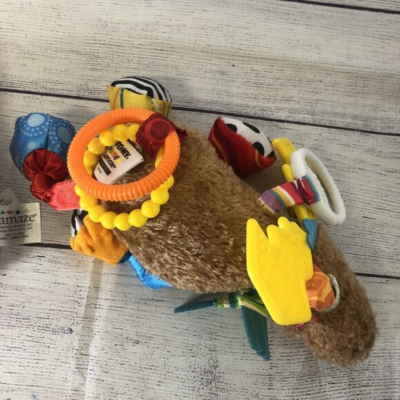 Lamaze Infant Baby Soft Toy Lot Moose & Peek A Boo Book - Picture 2 of 4